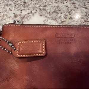 Coach Brown Leather women’s Wristlet
